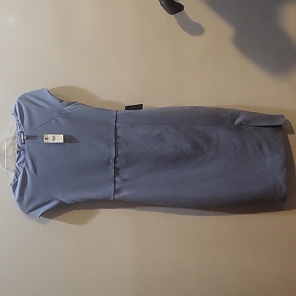 EXPRESS Dusty Blue Sheath Dress